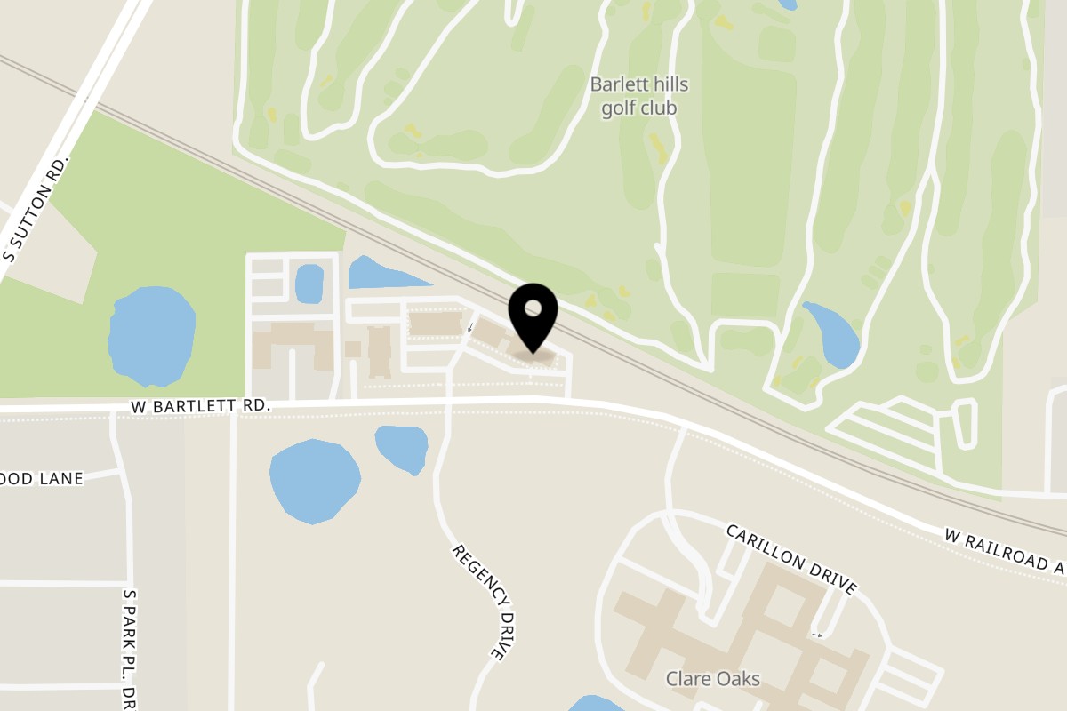 Map showing the location of Meridian 78 Seafood & Meats on 772 W Bartlett Rd in Bartlett